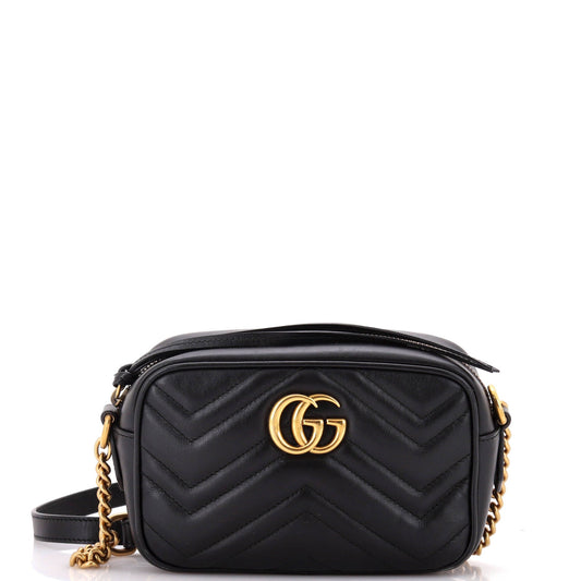 GG Marmont Shoulder Bag Matelasse Leather Mini