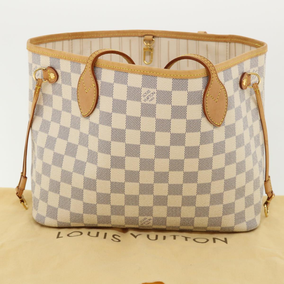 Louis Vuitton Neverfull Pm  Canvas Shoulder Bag ()