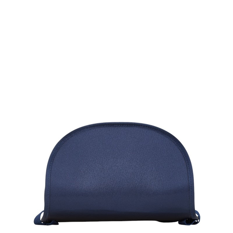 Hermes Nylon Sherpa Backpack Navy Green