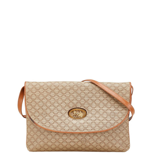 Celine Macadam PVC Leather Shoulder Bag