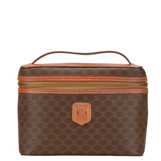 Celine Macadam PVC Leather Vanity Bag