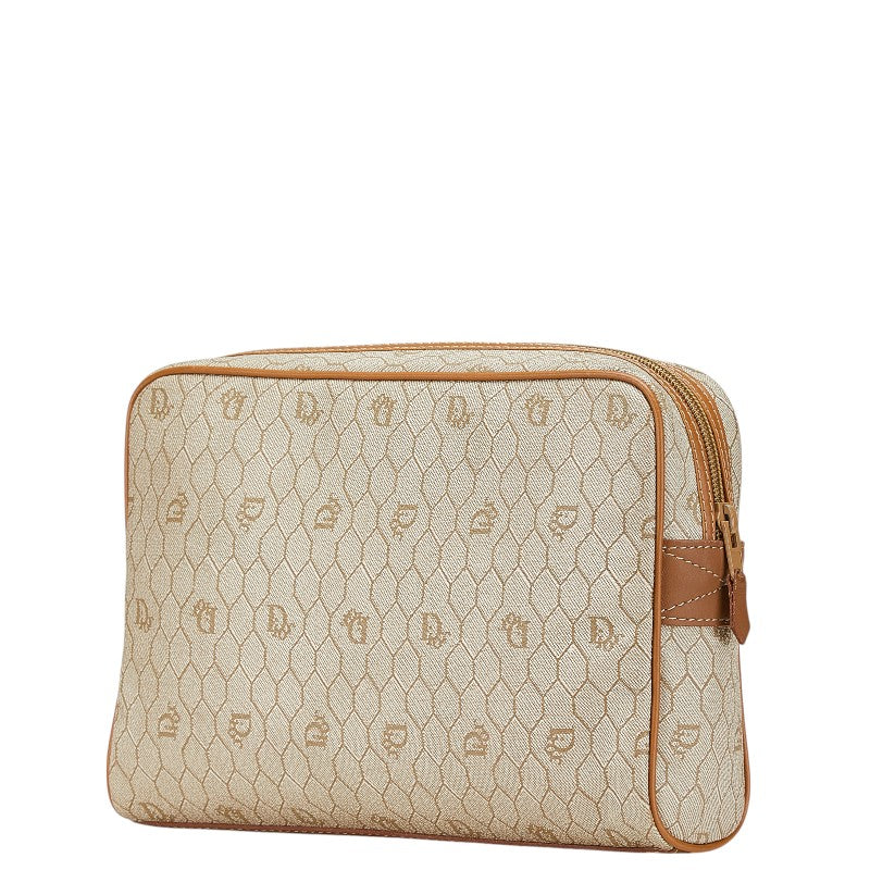 Dior Honeycomb PVC Leather Clutch Bag
