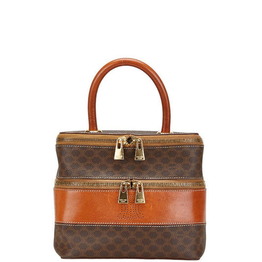 Celine Macadam PVC Leather Vanity Bag