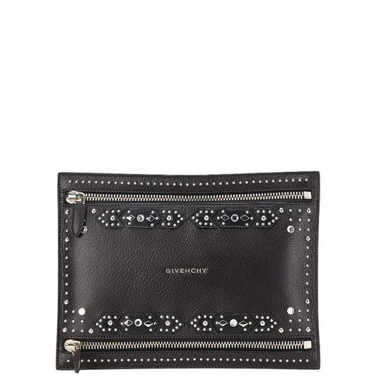 Givenchy Leather Pandora Studs Bijou Clutch Bag
