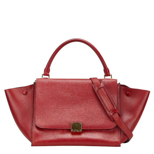 Celine Leather Trapeze 2way Bag