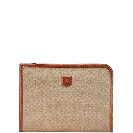 Celine Macadam PVC Leather Clutch Bag