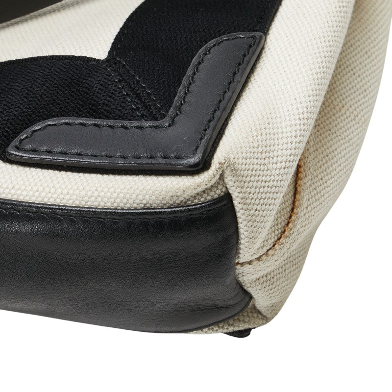 Balenciaga Canvas Leather Navy Cabas XS 2way Bag 390346