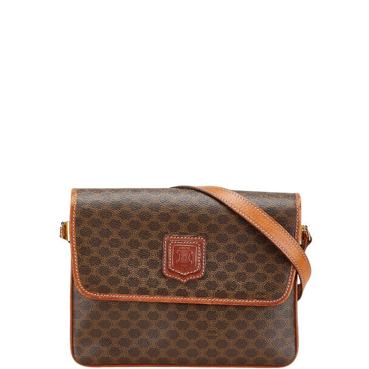 Celine Macadam PVC Leather Shoulder Bag