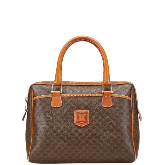 Celine Macadam PVC Leather Boston Bag
