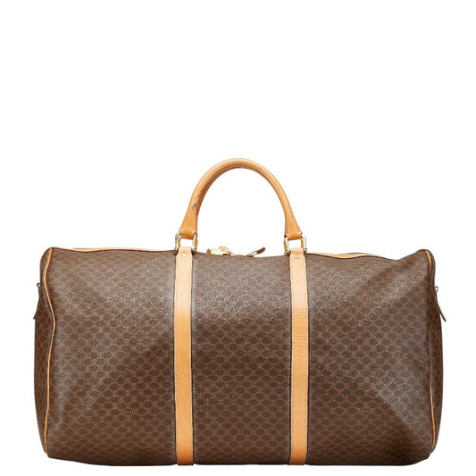 Celine Macadam PVC Leather Boston Bag