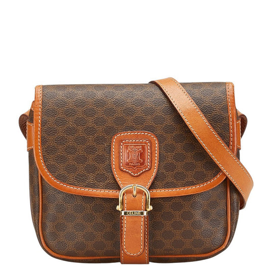 Celine Macadam PVC Leather Shoulder Bag