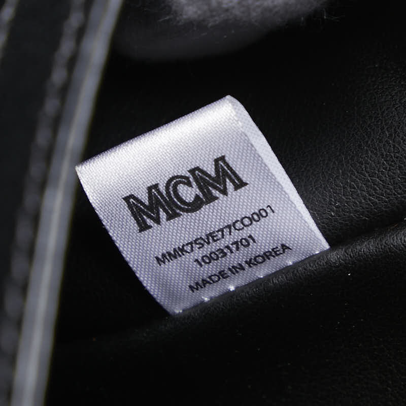 MCM PVC Leather Visetos Loveless Collaboration Backpack