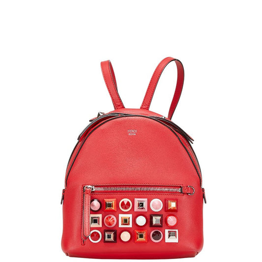 Fendi Leather Studs Backpack 8BZ038