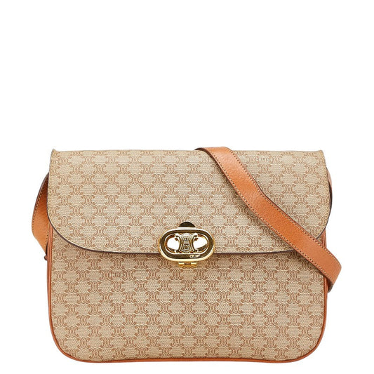 Celine Macadam PVC Leather Shoulder Bag