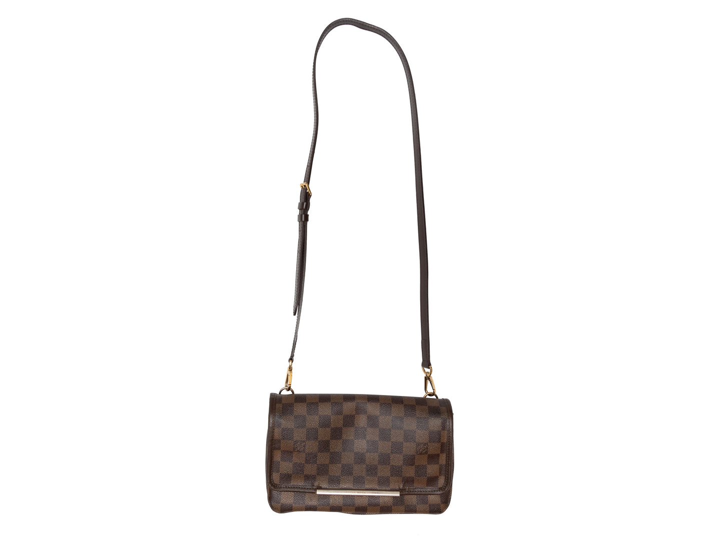 Brown Louis Vuitton Damier Ebene Hoxton PM Crossbody Bag