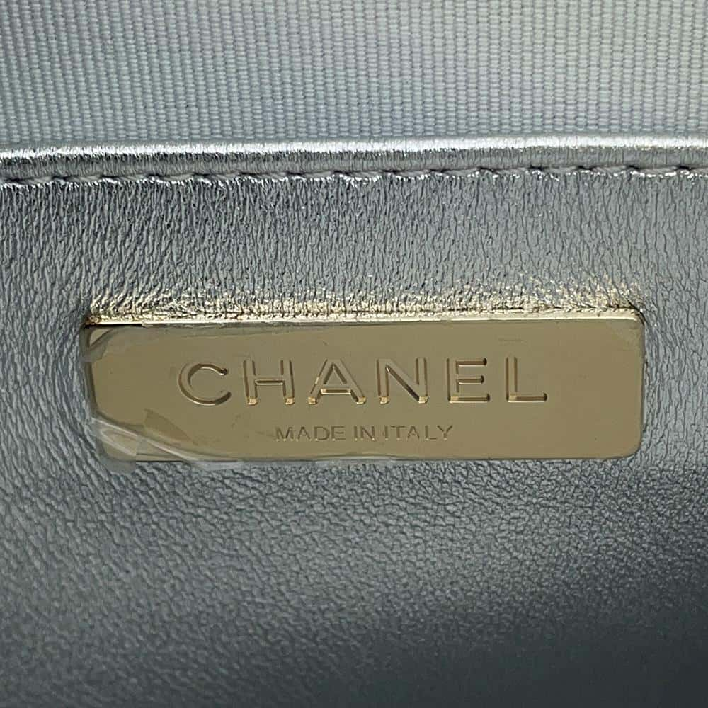 CHANEL Star-shaped Shoulder Bag SilverAS4579 Lambskin