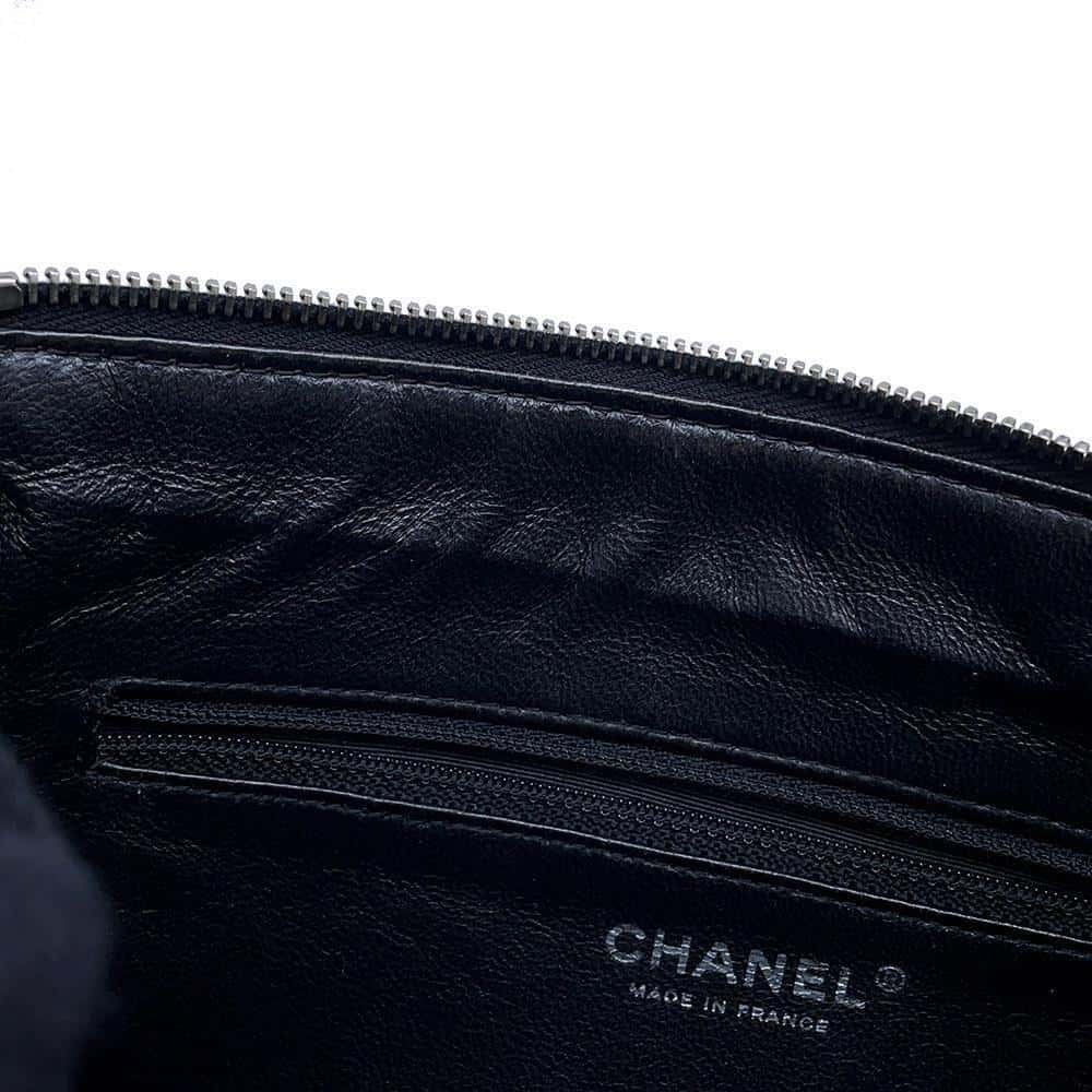 CHANEL CC Logo One Shoulder Bag BlackA30795 Caviar Leather