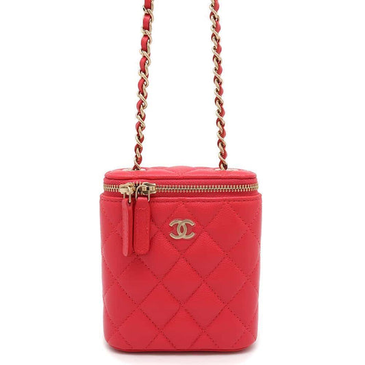 CHANEL Matelasse ChainShoulder back PinkAP1466 Caviar Leather