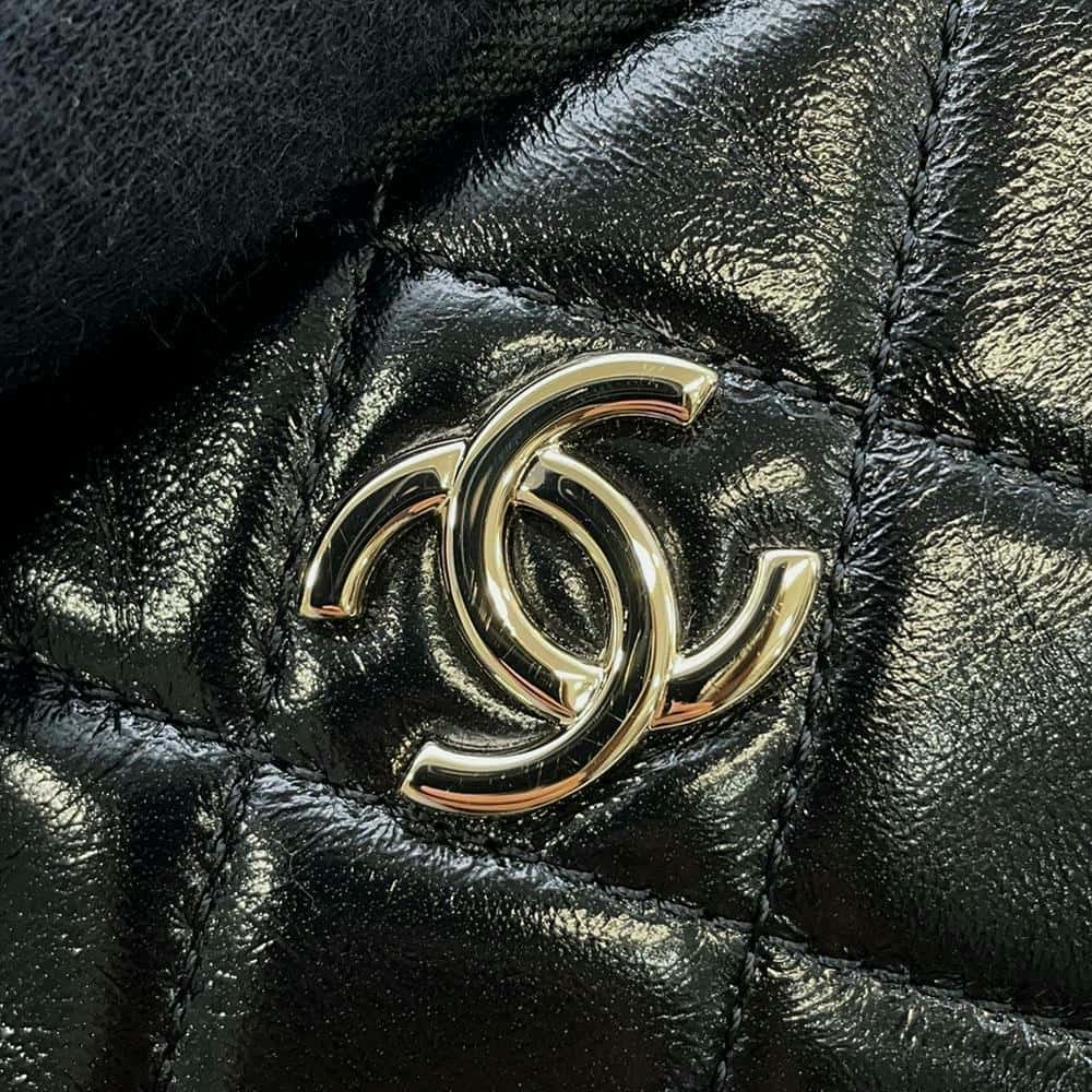 CHANEL Camera Case ChainShoulder Bag BlackAS5156 Shiny Crumple Lambskin