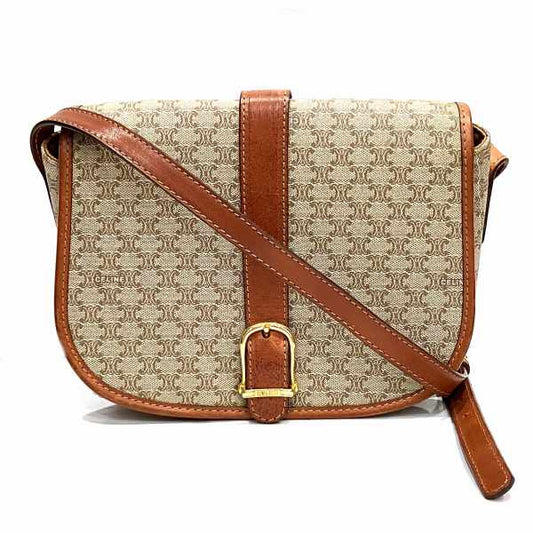 Celine Macadam PVC Leather Shoulder Bag