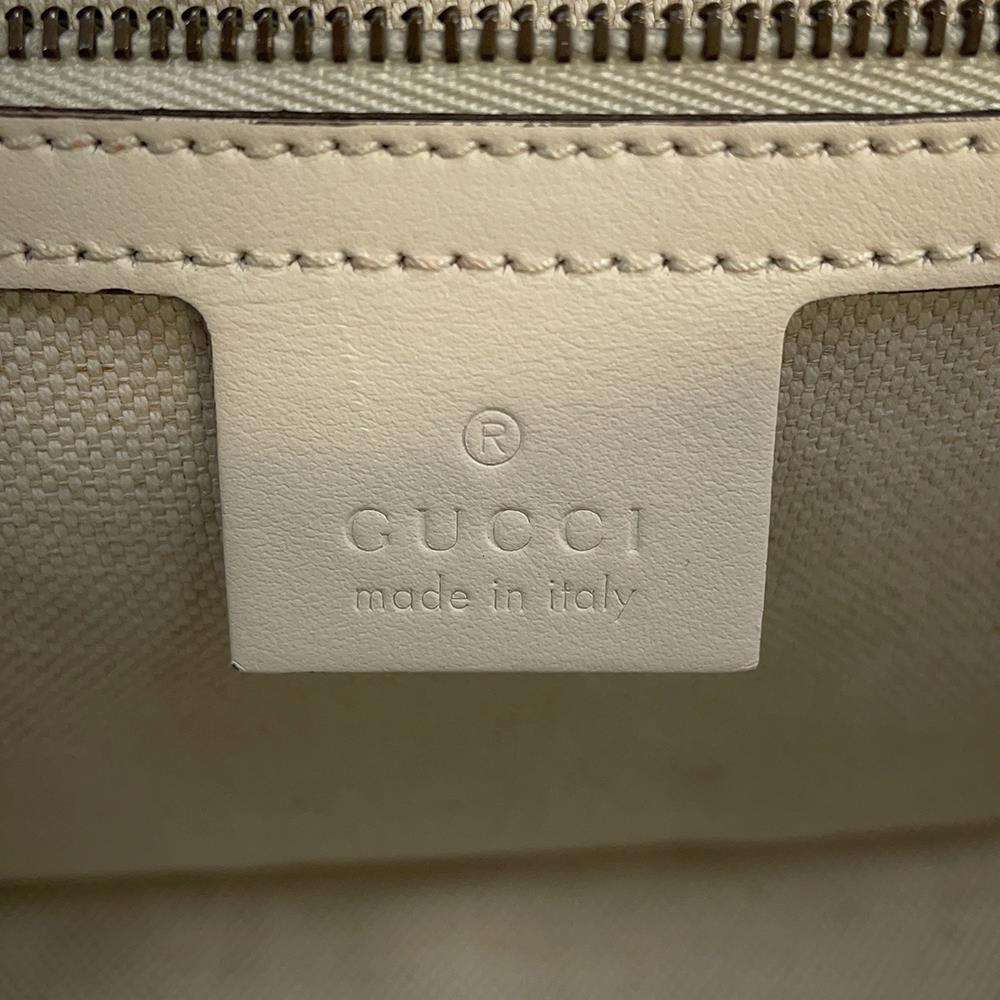 GUCCI GG Marmont Shoulder Bag Hacker Project White443497 Leather