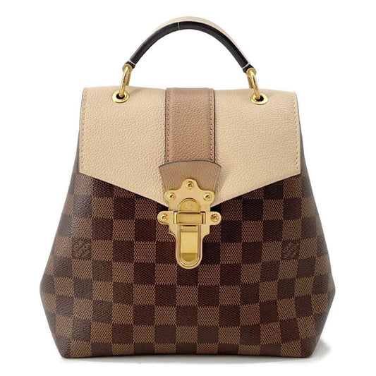 LOUIS VUITTON Clapton Backpack BeigeN42259 Damier Ebene Canvas