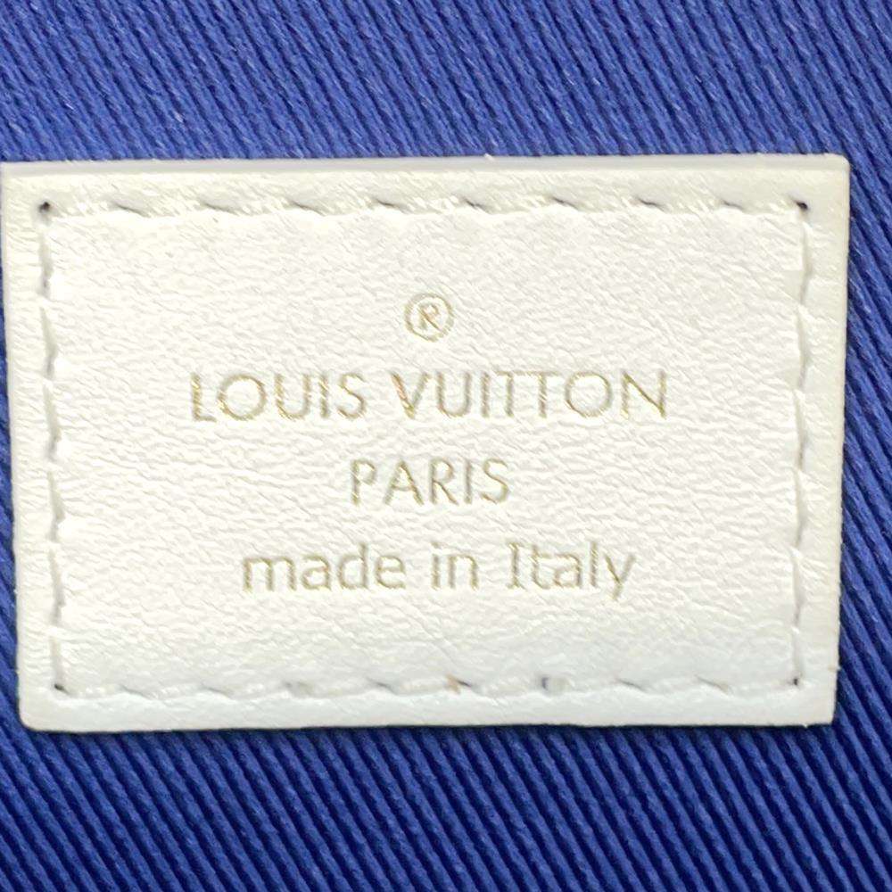 LOUIS VUITTON LV Match Palm Springs Backpack MINI Blue/WhiteM46207 Monogram・Jacquard Velvet Size Mini