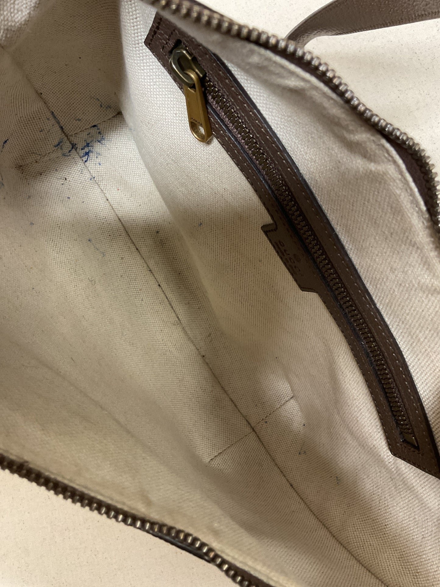 Crossbody Luxury Designer By Gucci In Brown & Tan, Size:Medium