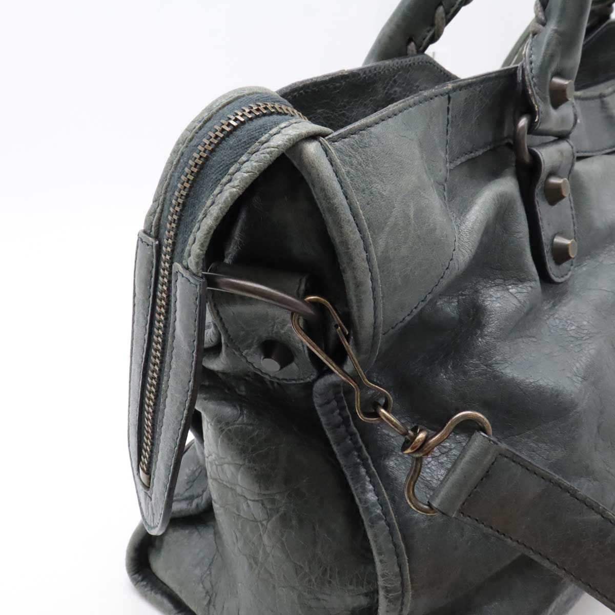 Balenciaga The City Leather Handbag 2WAY