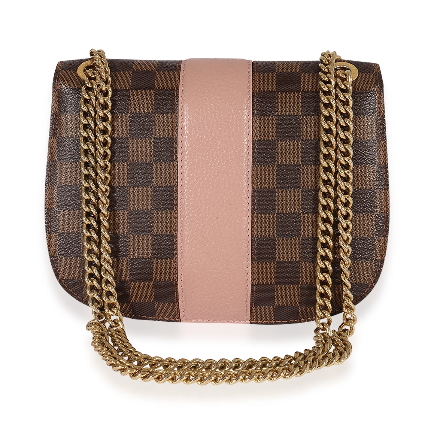 Louis Vuitton Damier Ebene & Magnolia Cuir Taurillon Wight Shoulder Bag