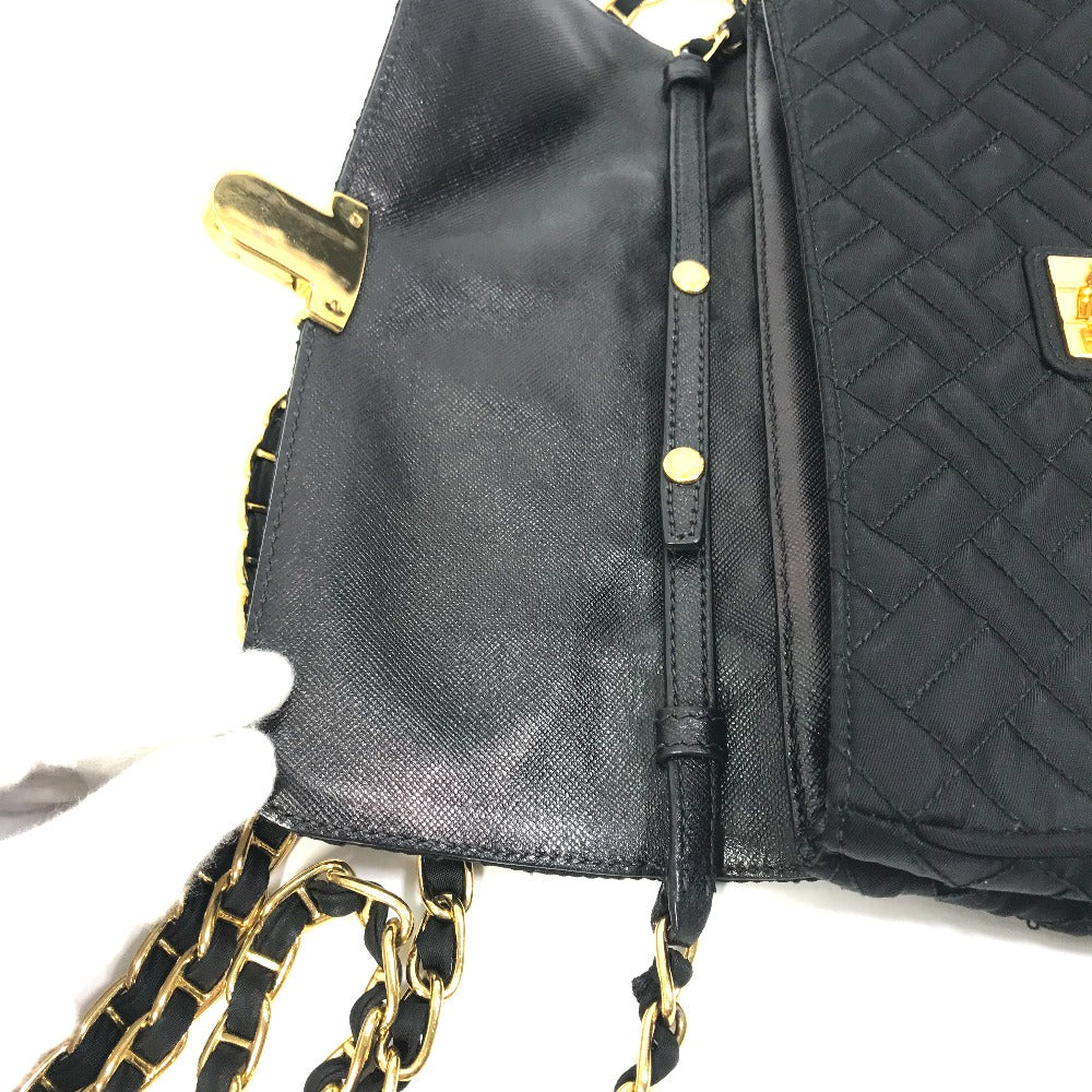 PRADA Shoulder Bag BP0584 Nylon black quilting Women Used