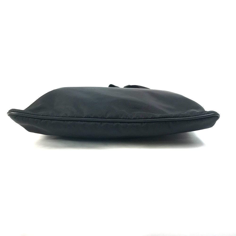 PRADA Shoulder Bag 2VH053 Nylon / leather black Bag Triangle logo mens Used