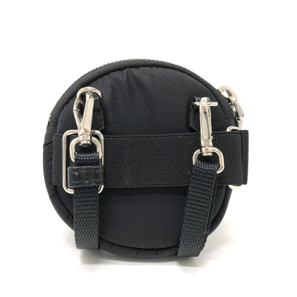 PRADA Shoulder Bag 1TT129 Nylon / leather black Triangle logo Neck pouch unisex(Unisex) Used