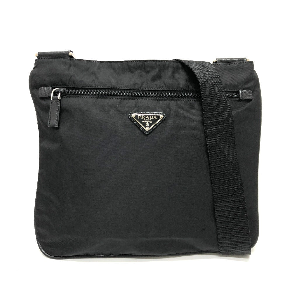 PRADA Shoulder Bag 2VH563 Nylon black Triangle logo