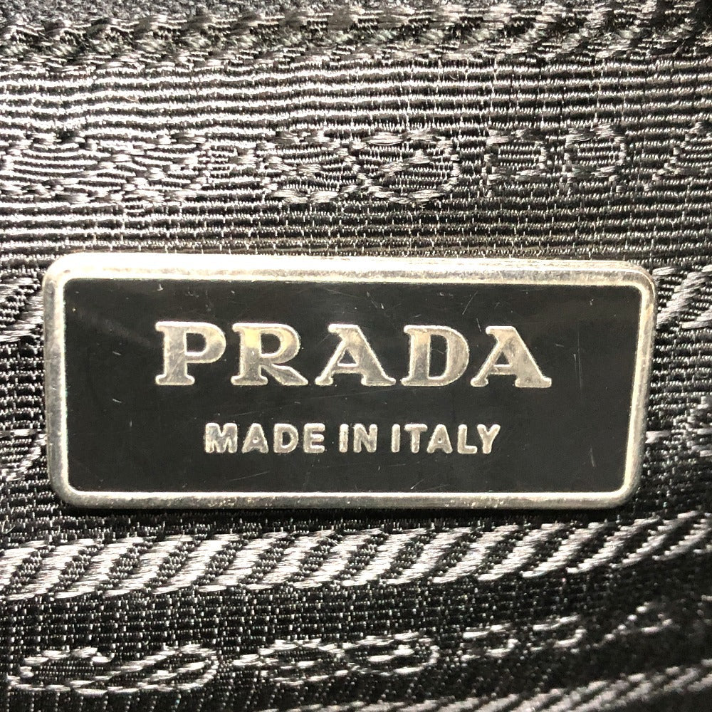 PRADA Shoulder Bag 2VH563 Nylon black Triangle logo