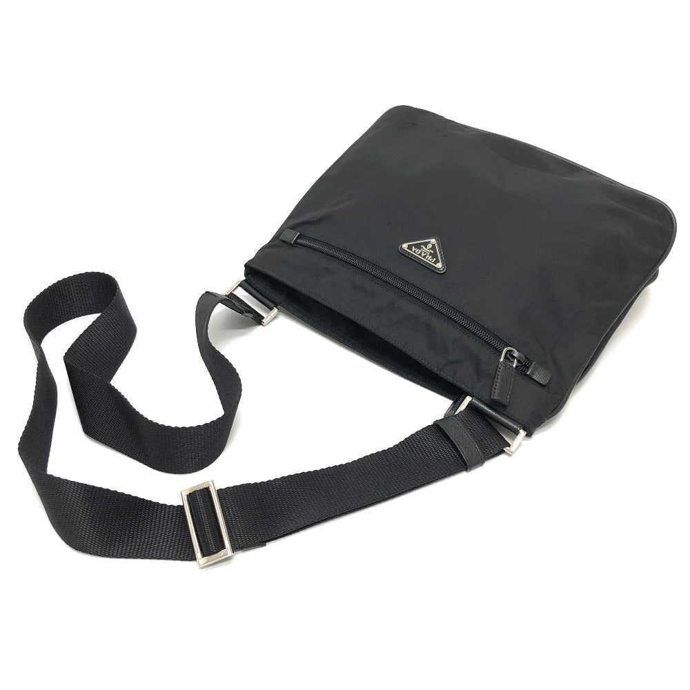 PRADA Shoulder Bag 2VH563 Nylon black Triangle logo