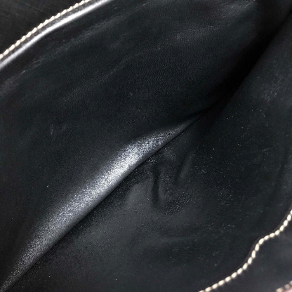PRADA Clutch bag VR074C leather black Safiano Bijou x studs unisex(Unisex) Used