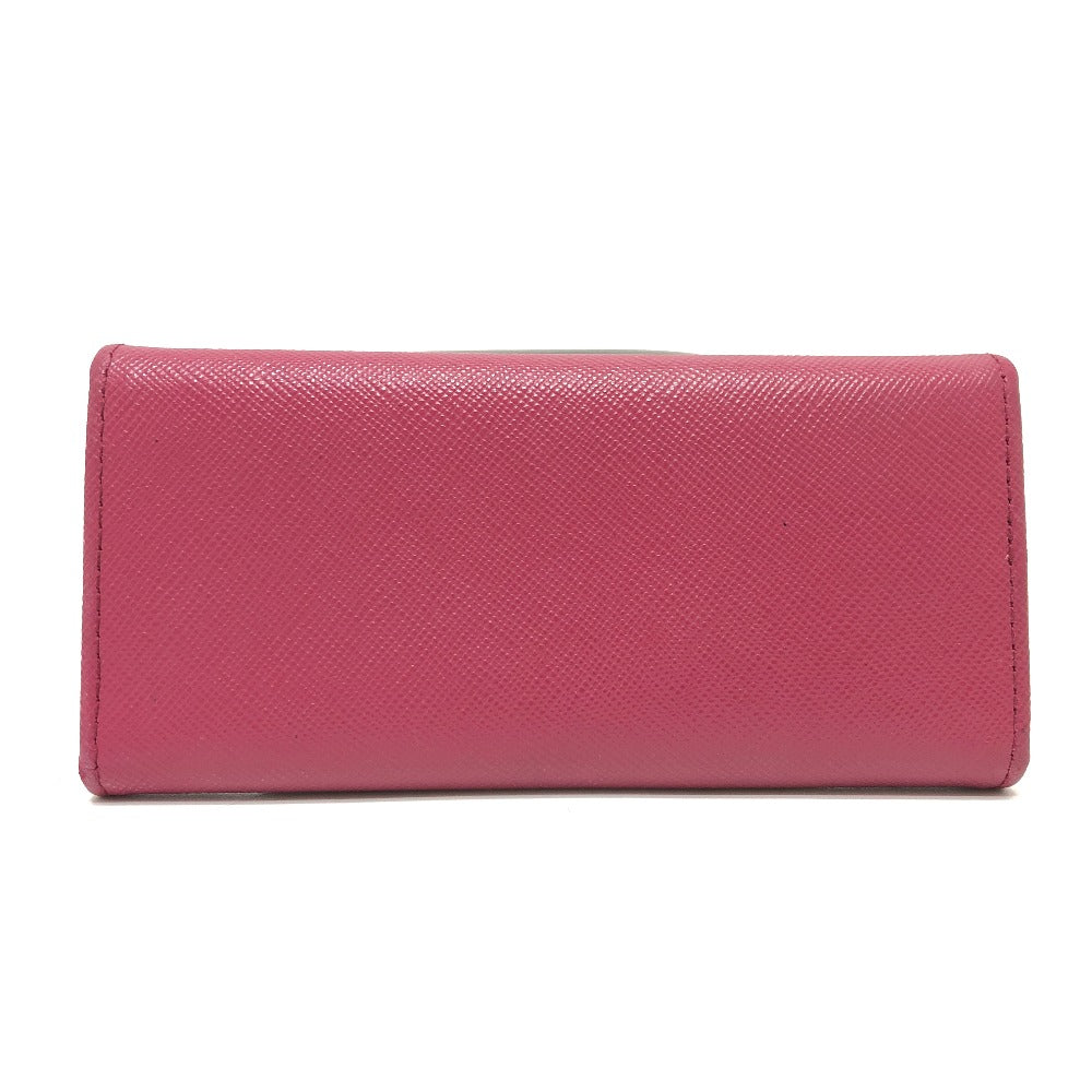 PRADA Key case Key holder  1M0223 Safiano leather pink logo