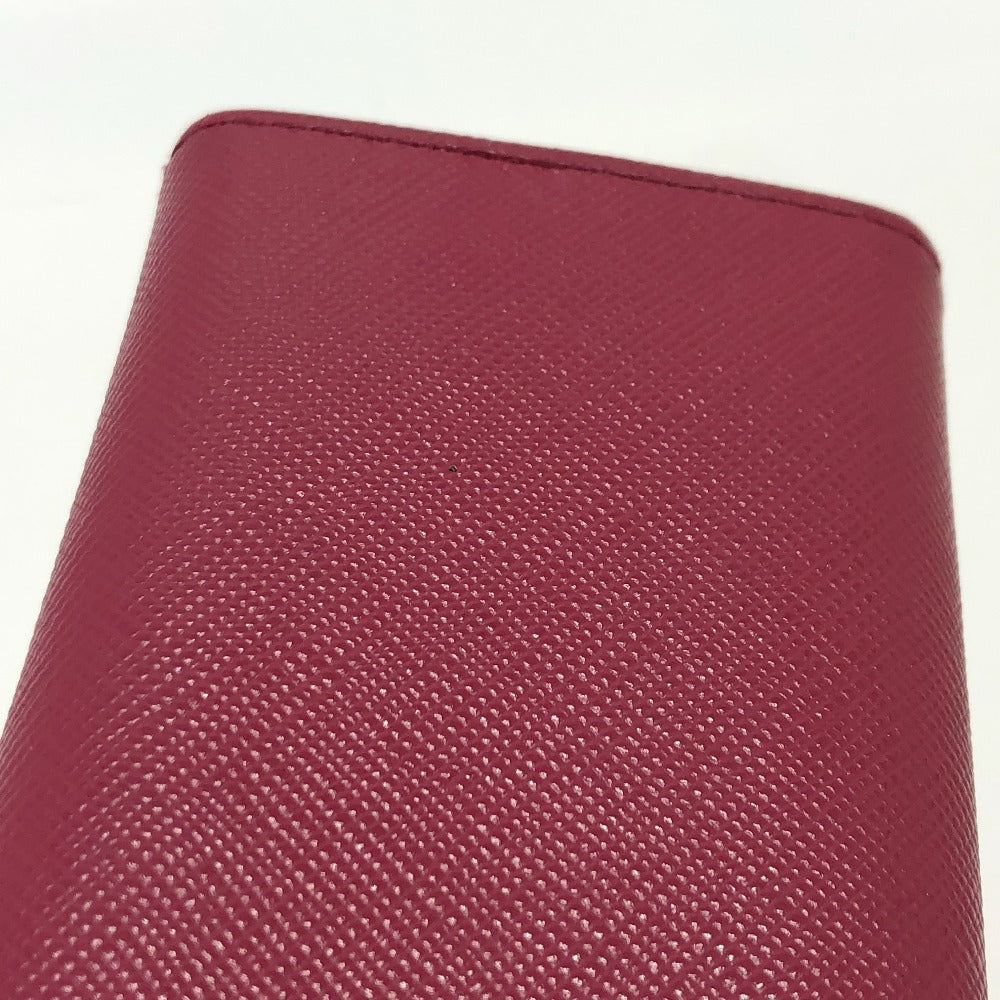 PRADA Key case Key holder  1M0223 Safiano leather pink logo