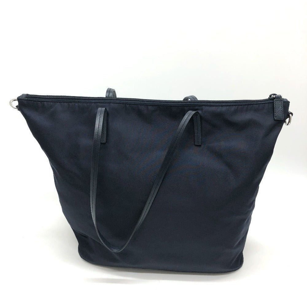 PRADA Shoulder Bag 1BG189 Nylon Navy Triangle logo Tote Bag/Crossbody unisex(Unisex) Used