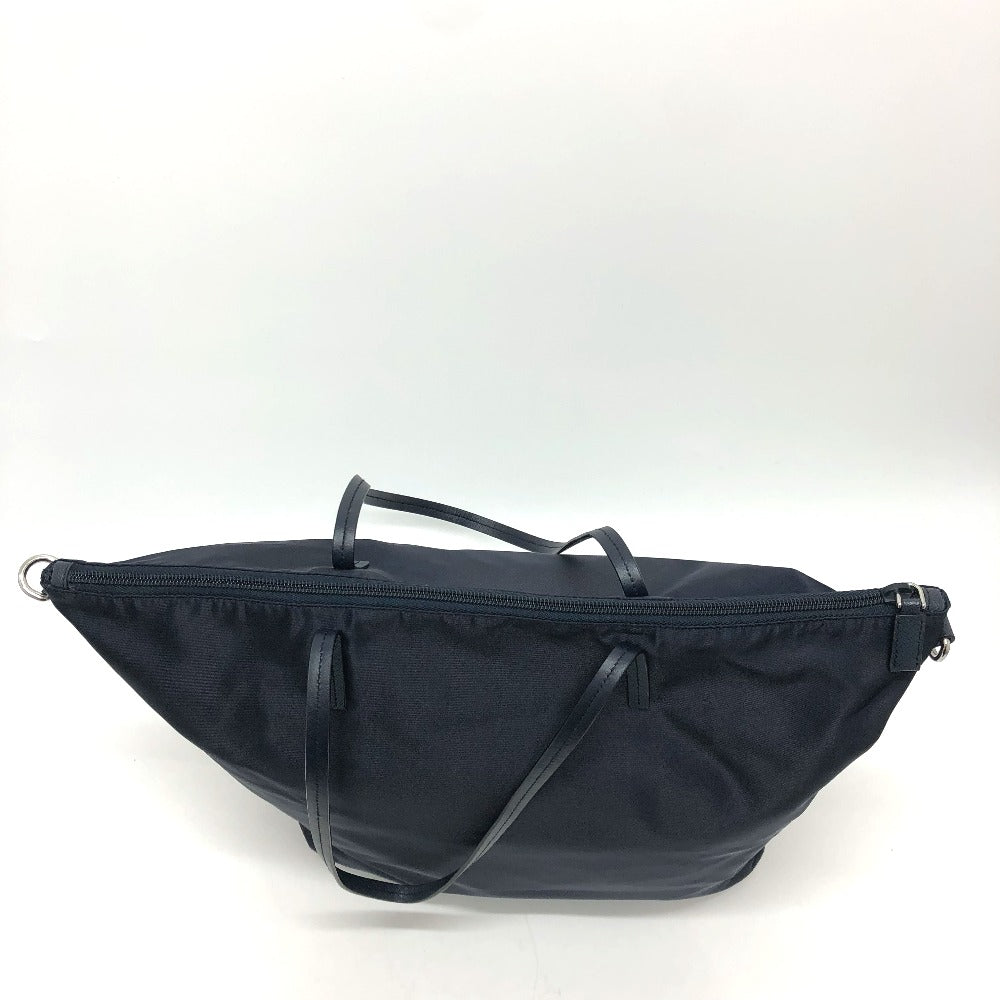 PRADA Shoulder Bag 1BG189 Nylon Navy Triangle logo Tote Bag/Crossbody unisex(Unisex) Used