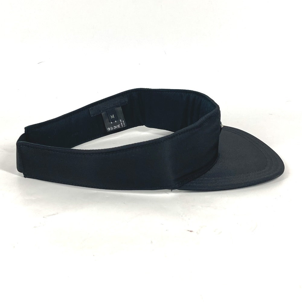 PRADA Sun visor Nylon black Triangle logo plate M