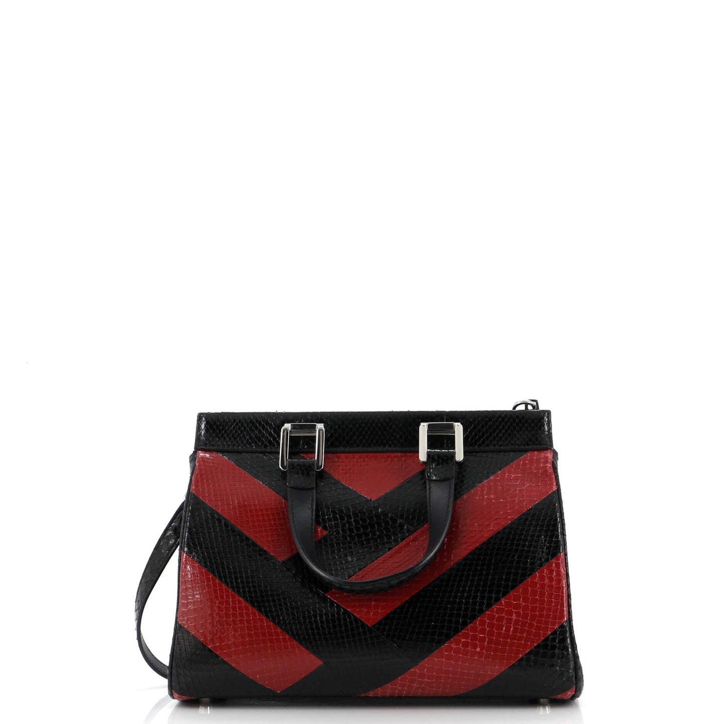 Zumi Top Handle Bag Python Small