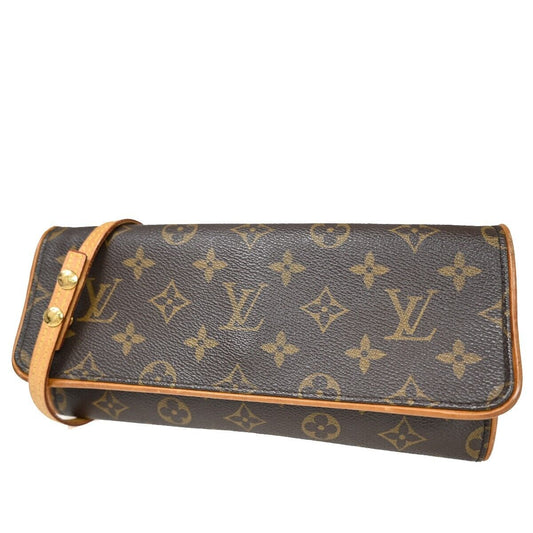 Louis Vuitton Pochette Twin Gm  Canvas Shoulder Bag ()