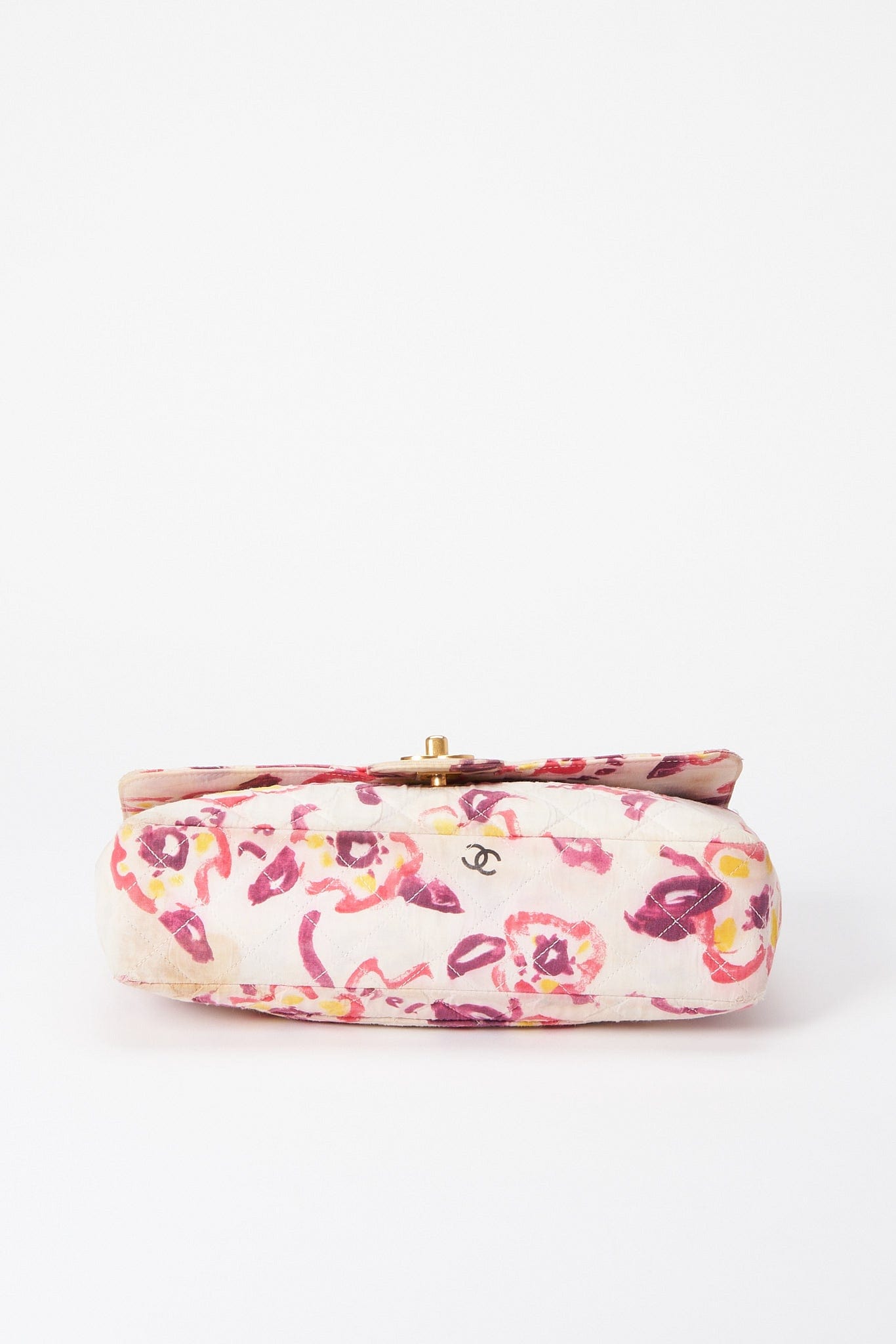 Vintage Chanel Watercolour Floral Flap Bag