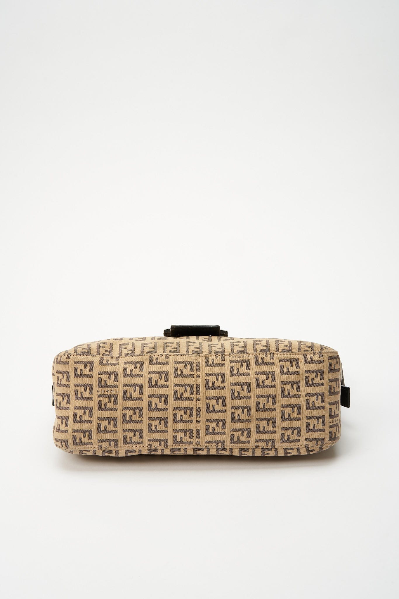 Vintage Fendi Cream Baguette in Beige Zucchino Canvas