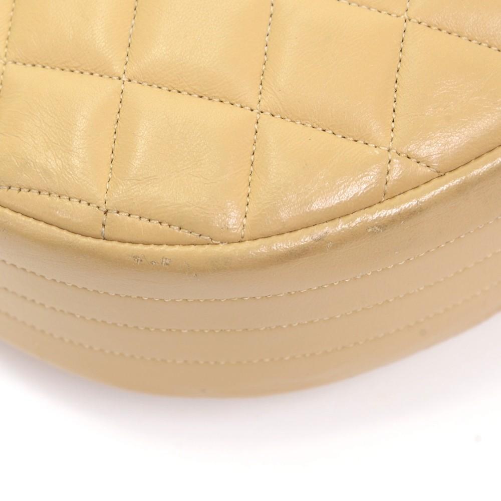 Lambskin Leather Flap Crossbody Bag