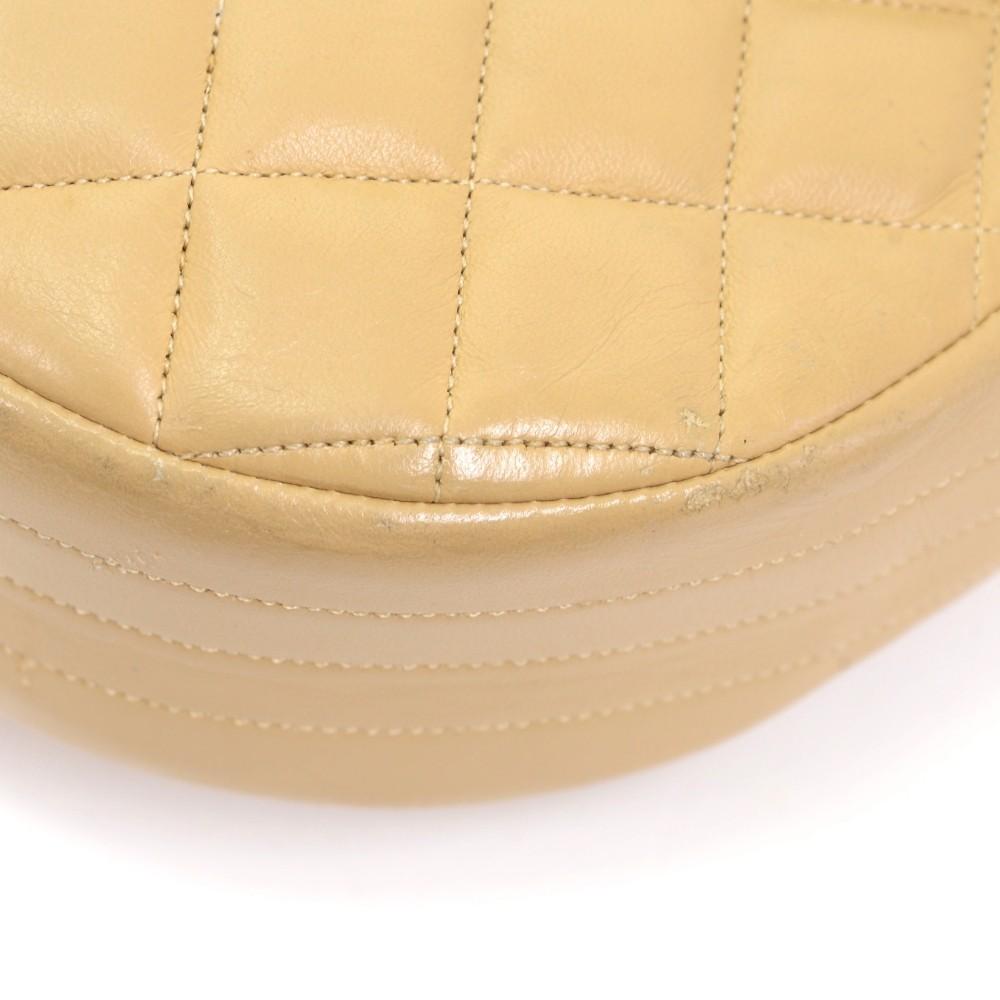 Lambskin Leather Flap Crossbody Bag