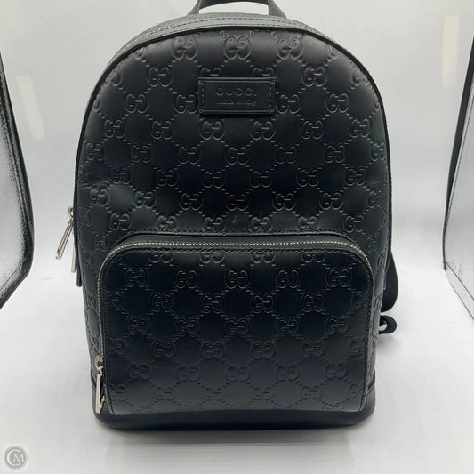 Backpack Luxury Designer By Gucci, Size: Small