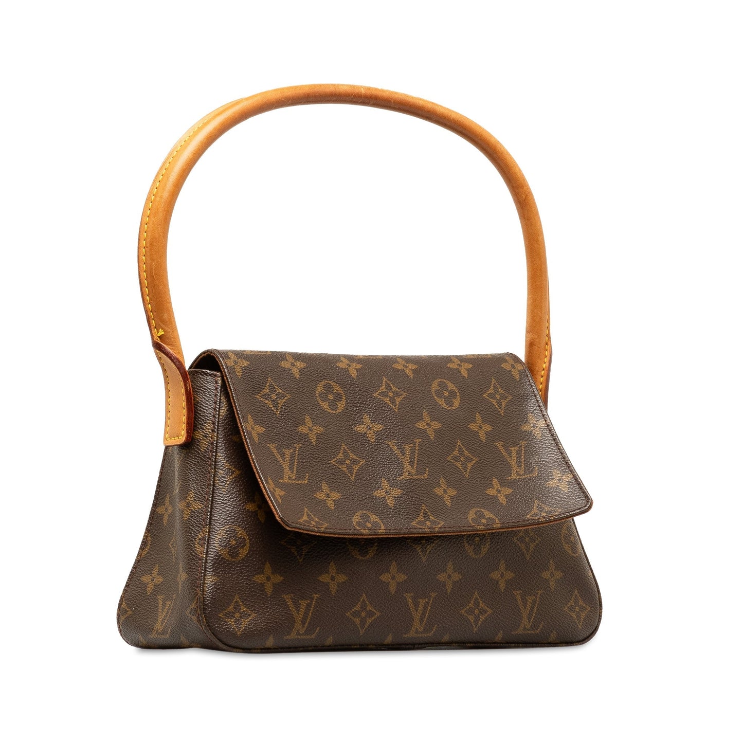 Brown Louis Vuitton Monogram Looping Mini Shoulder Bag